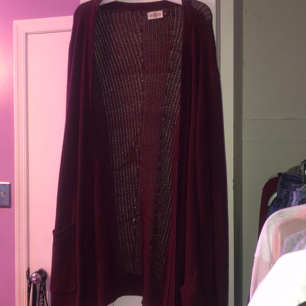 Moroon cardigan